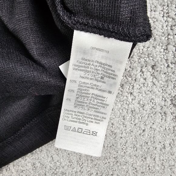 Madewell Faux Wrap Cross Front Flutter Sleeve Mini Dress Black Small Minimalist - Picture 4 of 12